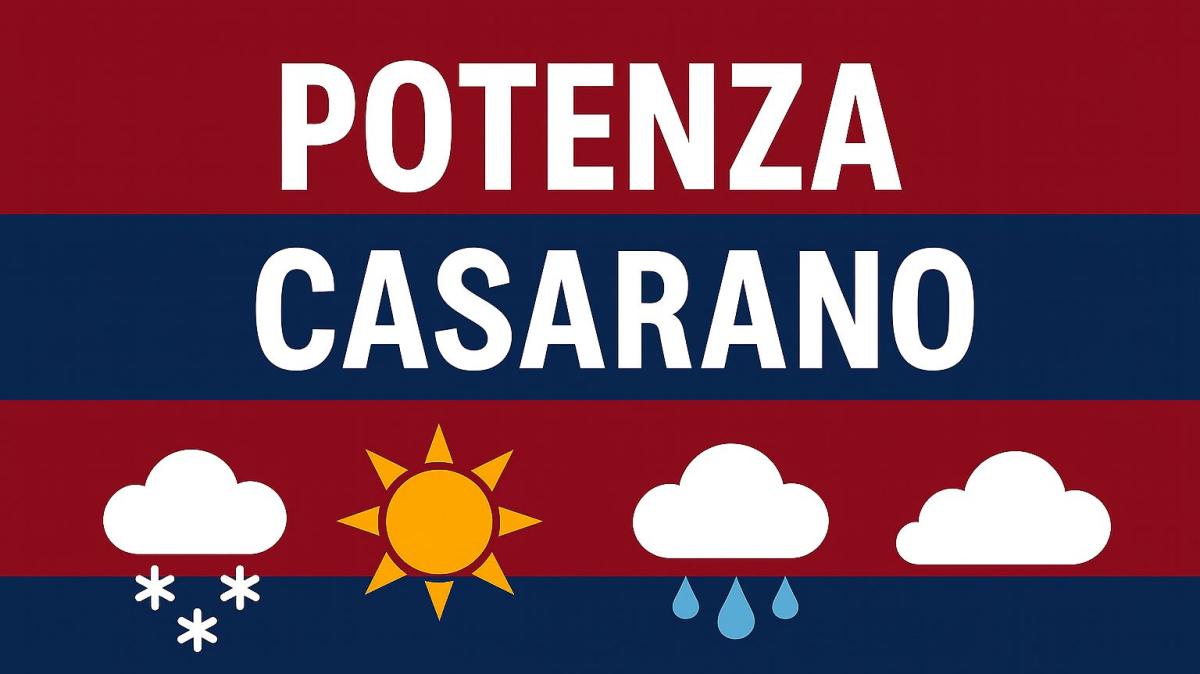 Potenza-Casarano: previsioni meteo al "Viviani"