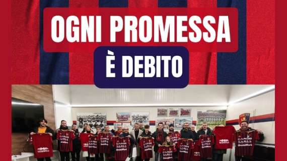 Potenza Calcio, prima consegna del 2025 delle maglie ufficiali agli abbonati