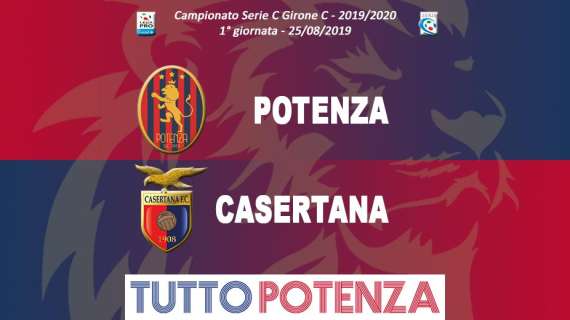 Potenza-Casertana live su TuttoPotenza!