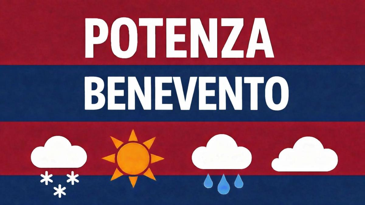 Potenza-Benevento: previsioni meteo al "Viviani"