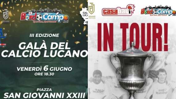 Galà del Calcio Lucano, domani esposta a Viggiano la Mitropa Cup