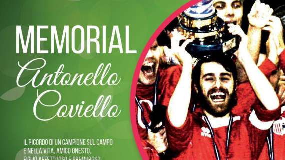 Il 22 maggio il "Memorial Antonello Coviello".