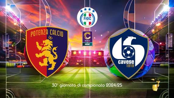 POTENZA-CAVESE 2-2. Ancora un pareggio interno per i rossoblu