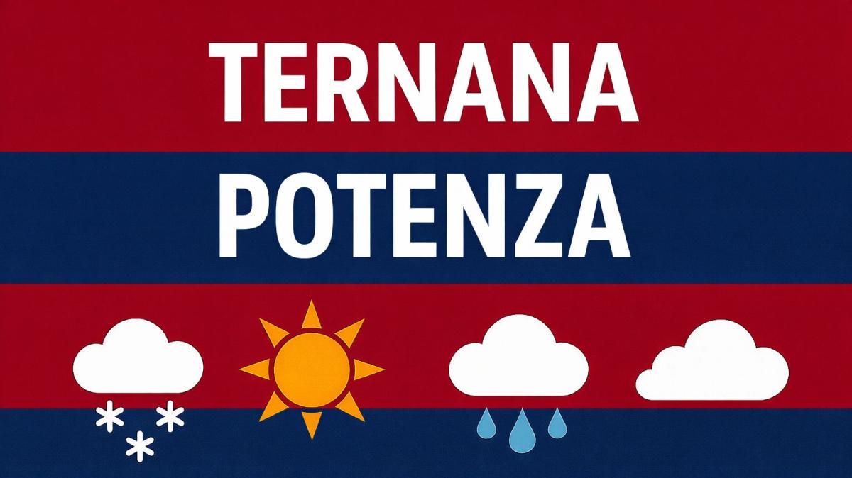 Ternana-Potenza: previsioni meteo al "Liberati"
