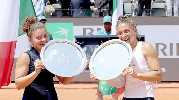 Internazionali di Roma, è grande Italia: Errani/Paolini vincono il titolo nel doppio