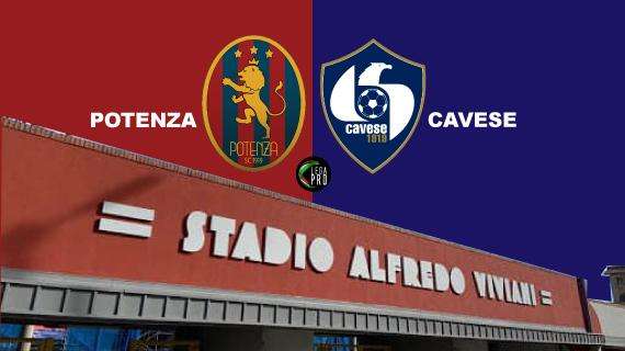Potenza - Cavese 4-4, il tabellino