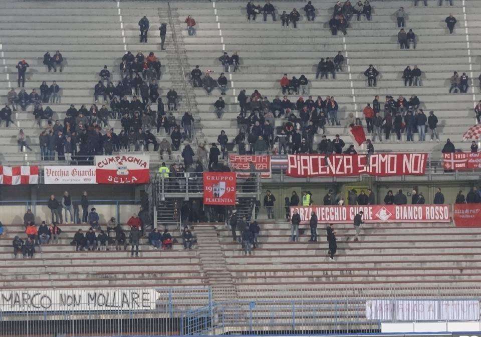 A Piacenza c'è obbligo di mascherine ma lo stadio sarà aperto per 1000 spettatori