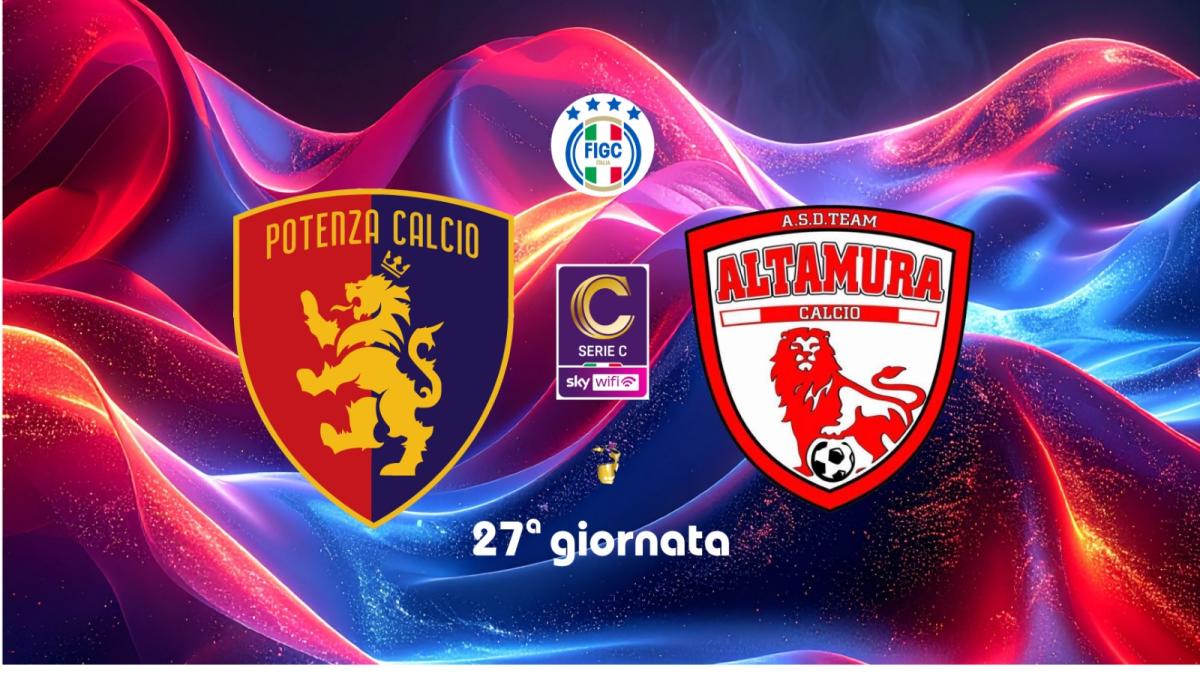 POTENZA-TEAM ALTAMURA, le formazioni ufficiali