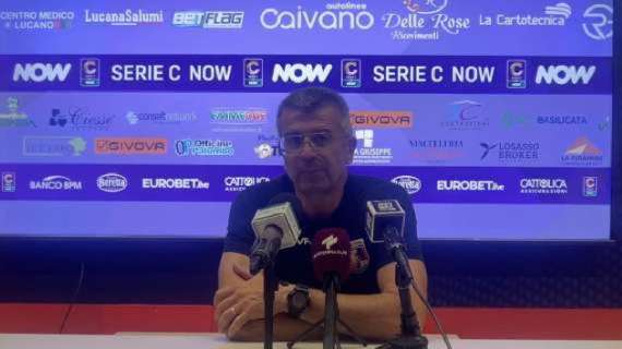 Tomei allenatore Picerno: "Guai a fare voli pindarici dopo sette giornate di campionato"