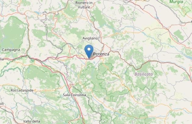 Piccola scossa di terremoto in provincia di Potenza