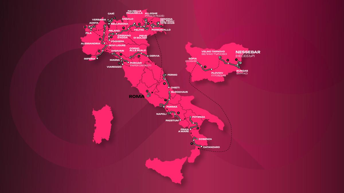 Il Giro d'Italia torna in Basilicata con tappa di arrivo a Potenza