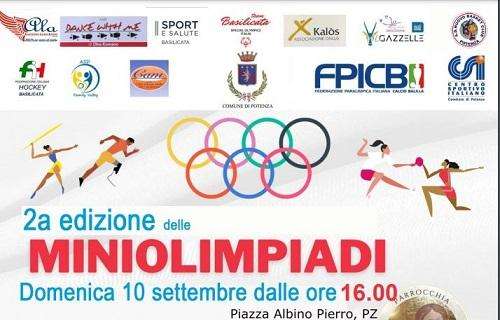 A Potenza in Piazza Albino Pierro tutto è pronto per le Miniolimpiadi