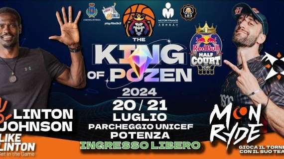 A Potenza è tutto pronto per la 5ª edizione del King of Pozen di Basket,ecco il programma