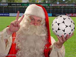 Babbo Natale e la sua squadra di calcio...