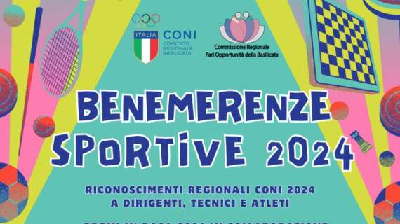 Domani il Coni Basilicata consegnerà le benemerenze sportive 2024