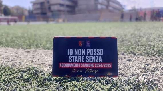 Potenza, disponibili da oggi le tessere degli abbonamenti