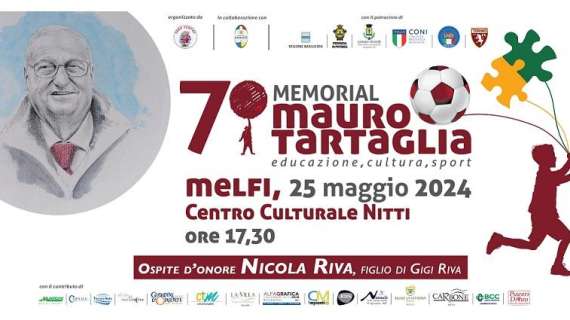 È tutto pronto per il "7° Memorial Mauro Tartaglia"