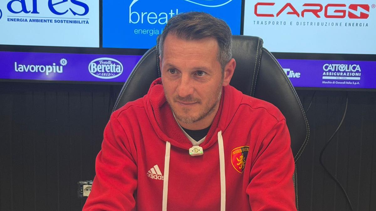 Potenza, il tecnico De Giorgio: "Serve grande attenzione, la Salernitana è forte in ogni reparto"