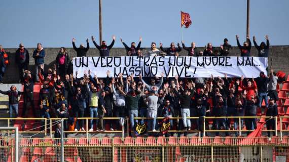 Catanzaro-Potenza si è giocata anche nel ricordo di Massimo Capraro