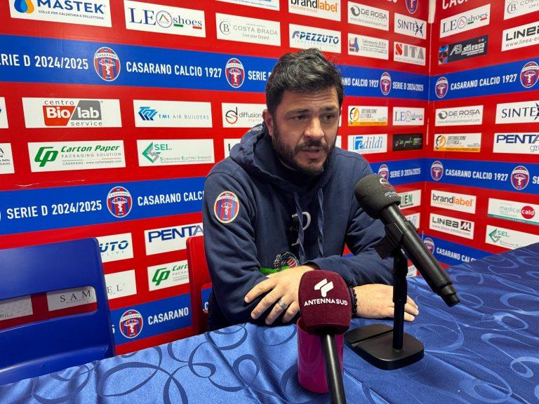 Casarano, il tecnico Di Bari alza la voce: "cinque sconfitte di fila sono tante, ma non accetto polemiche inutili"