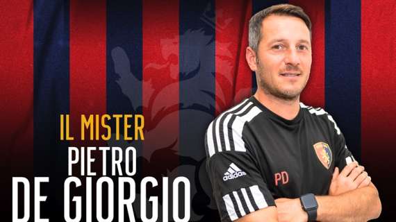 Mister Pietro De Giorgio: "Mi aspetto e mi auguro un campionato importante ma lavoriamo step dopo step"