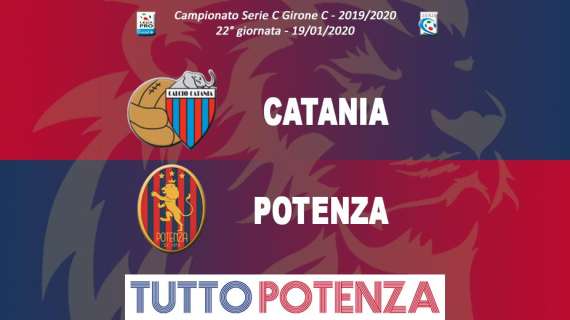 Catania-Potenza live su TuttoPotenza!