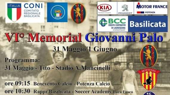 Tutto pronto per il "VI Memorial Giovanni Palo".