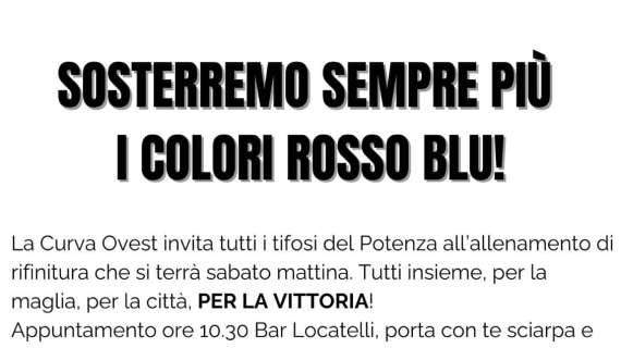 SOSTERREMO SEMPRE PIÙ I COLORI ROSSOBLU!