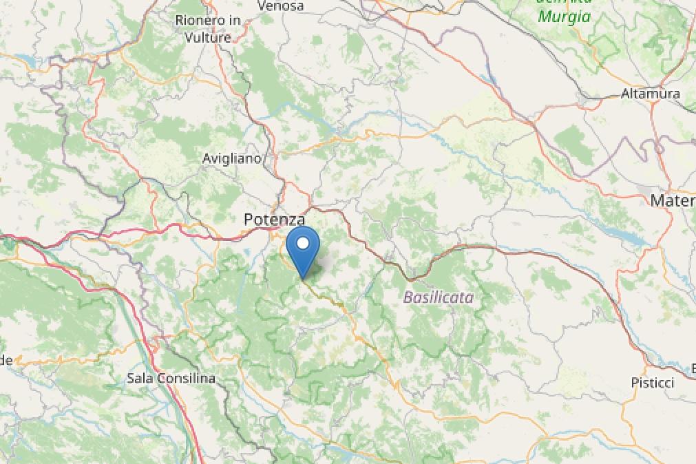 Piccola scossa di terremoto nel potentino