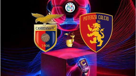 CASERTANA-POTENZA, le formazioni ufficiali