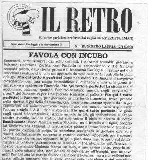 Amarcord rossoblu presenta: "Il Retro, l'unico periodico preferito dai uagliò del RETROPULLMAN".