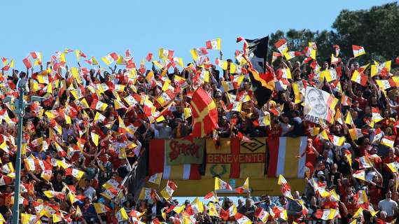 Saranno 500 i tifosi del Benevento che domenica potranno arrivare a Potenza ma solo se in possesso della fidelity card