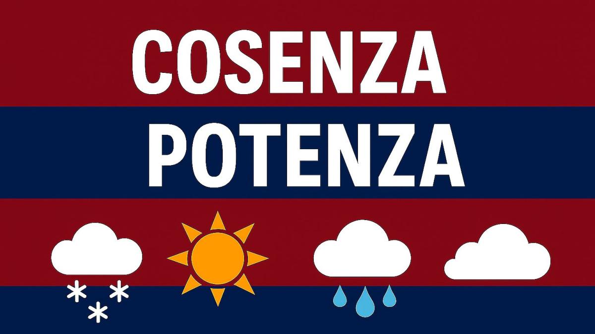 Cosenza-Potenza: previsioni meteo al "Marulla"