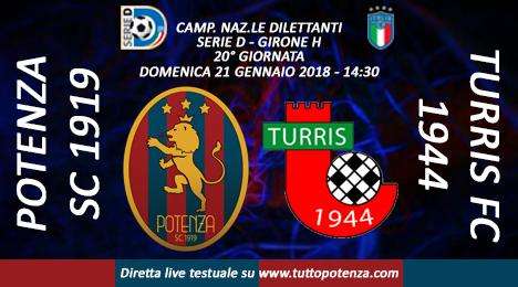 Live TTP Potenza-Turris: 3-1 (finale)
