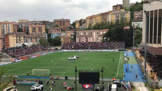 Nella classifica delle partite giocate tra le mura amiche il Potenza ha una buona media punti