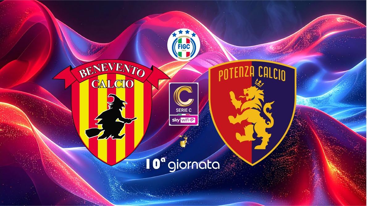 Benevento-Potenza, le formazioni ufficiali
