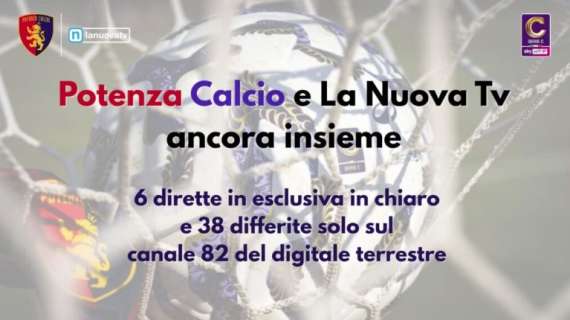 Le gare del Potenza ancora su La Nuova Tv