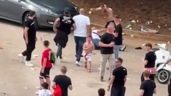 VERGOGNA A BARI,genitore picchiato dai tifosi fuori dallo stadio davanti al figlio in lacrime