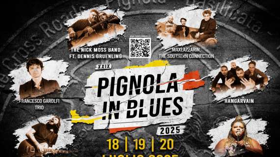 AL VIA LA 29ª EDIZIONE DEL "PIGNOLA IN BLUES" DAL 18 AL 20 LUGLIO