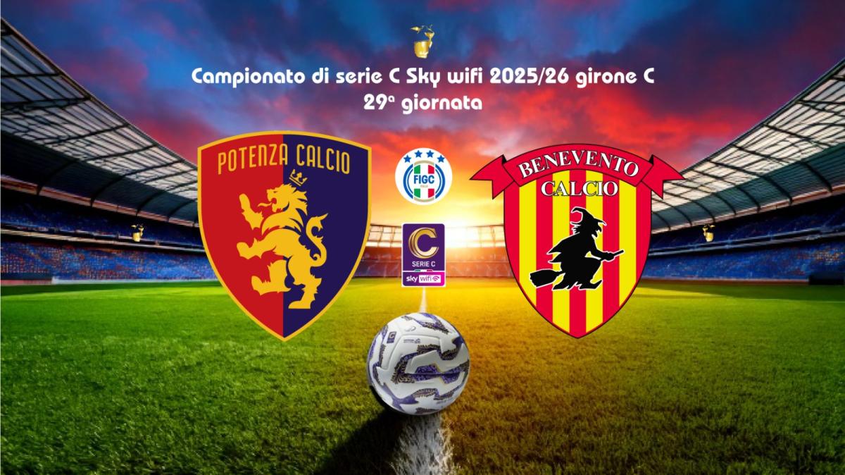 Potenza-Benevento 0-1. La squadra di De Giorgio perde l'imbattibilità interna