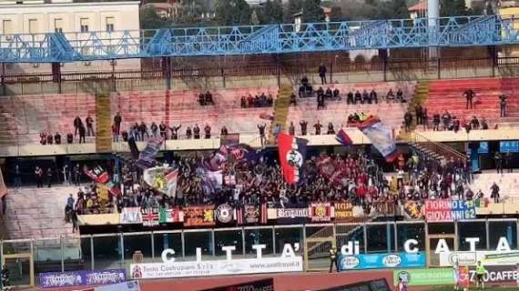 Ecco quanti saranno i tifosi del Potenza presenti questa sera a Catania