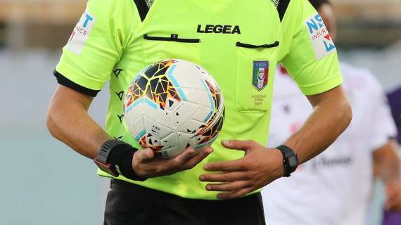È veneto l'arbitro di Potenza-Crotone, a Picerno in campo un romano