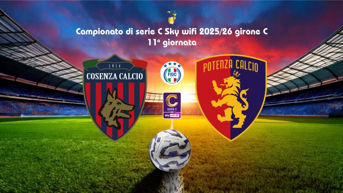 Cosenza-Potenza 3-0. Altro pesante ko, De Giorgio al capolinea?