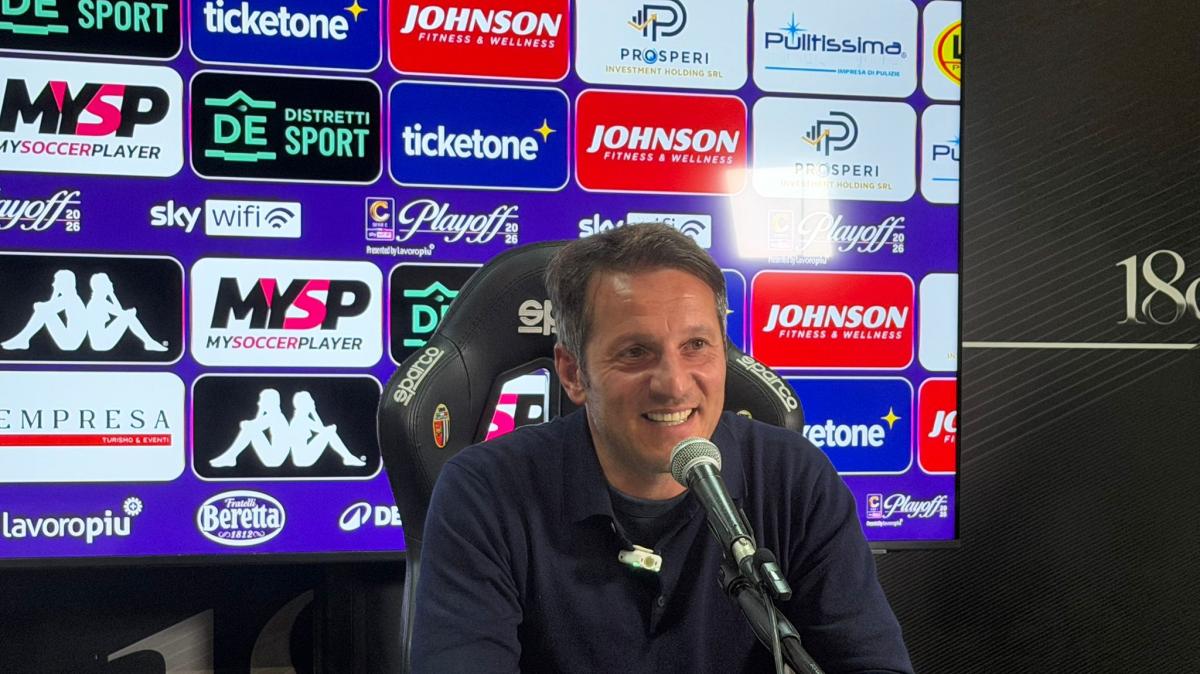 Potenza, mister De Giorgio nel post gara: "C'è rammarico ma abbiamo dato tutto, sono orgoglioso di questa squadra"