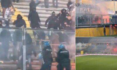  Scontri Padova-Catania, salgono a otto gli ultras arrestati e a otto gli agenti feriti