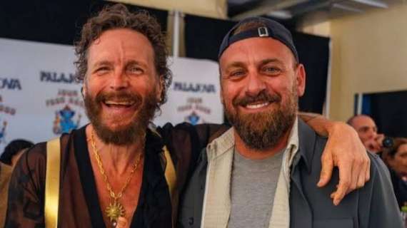 La strana coppia "Jovanotti e Daniele De Rossi"