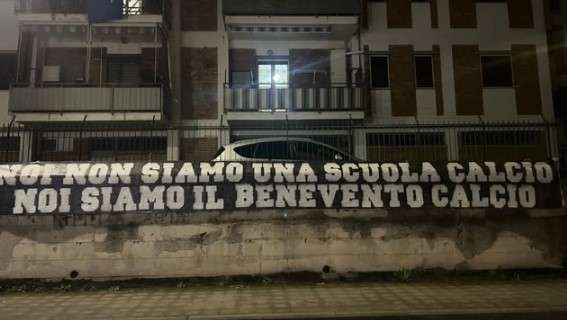 I tifosi del Benevento "si fanno sentire"