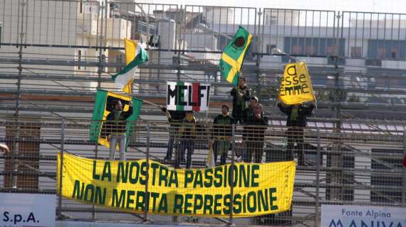 Eccellenza Lucana, i tifosi del Melfi non potranno seguire la loro squadra a Rionero nel derby