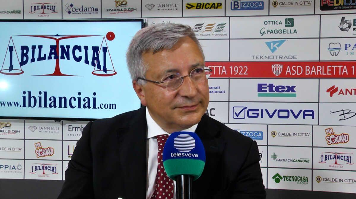 Barletta, il presidente Romano lancia l'allarme: "Rischiamo di non iscriverci al campionato, serve liquidità"
