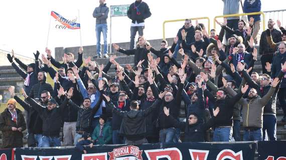 Ecco quanti saranno i tifosi del Crotone domani al Viviani